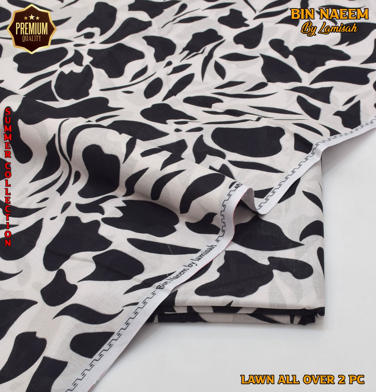 2 Piece Lawn Air Jet Printed Suit