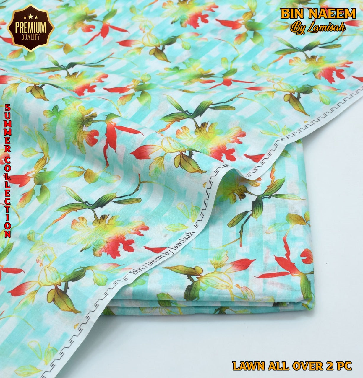 2 Piece Lawn Air Jet Printed Suit