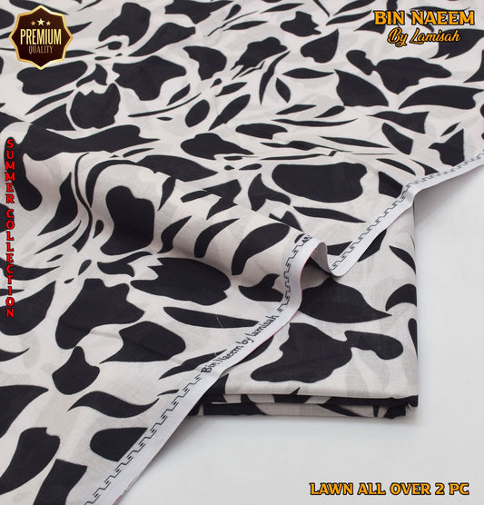 2 Piece Lawn Air Jet Printed Suit