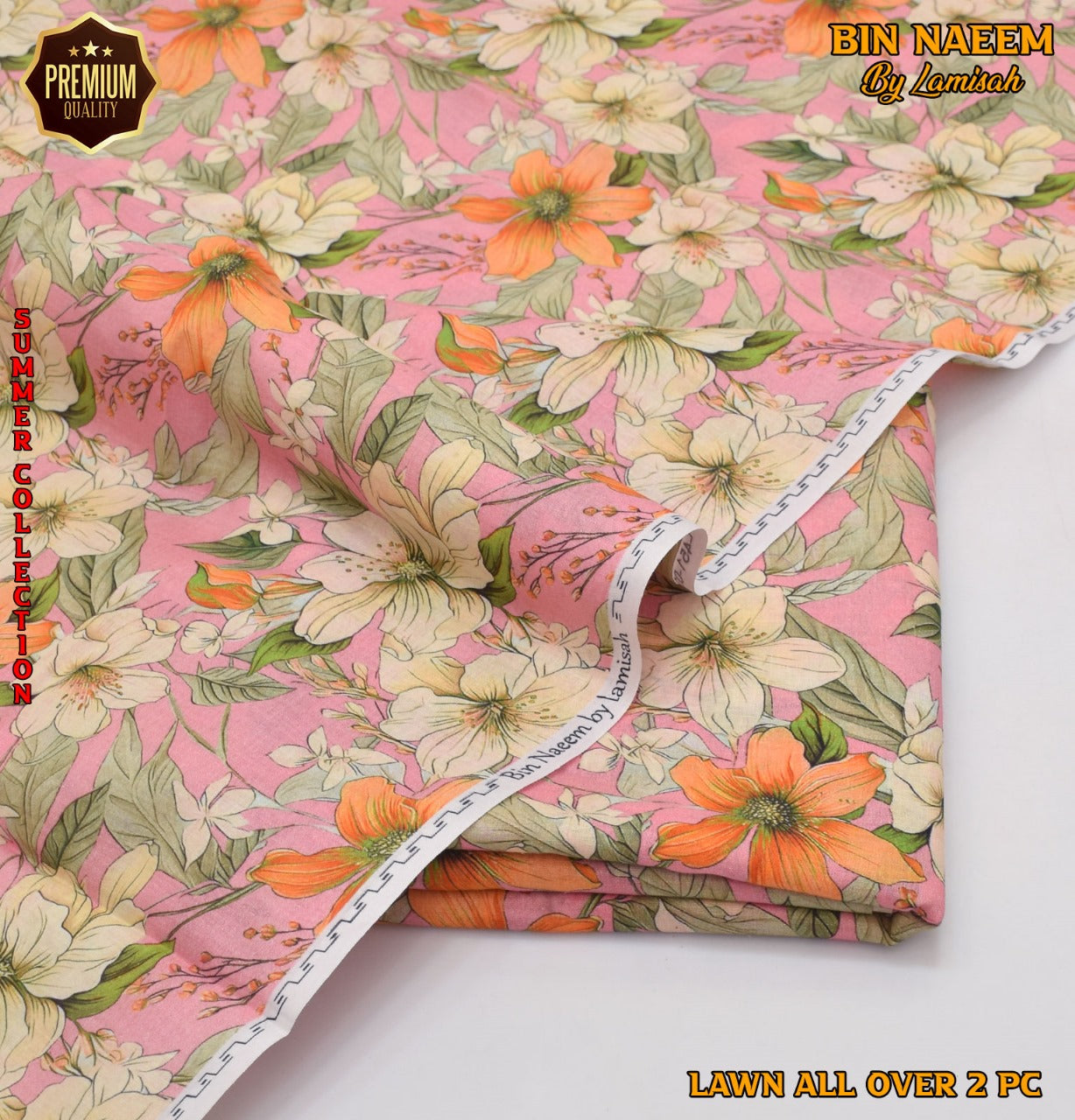 2 Piece Lawn Air Jet Printed Suit
