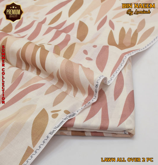 2 Piece Lawn Air Jet Printed Suit